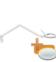 LED lámpa - nagyító lencsével - 5" - 130 mm