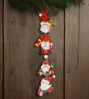 Karácsonyi dekoráció - manó - 75 cm