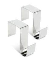 Kopogtató / Ajtódísz tartó - fém - 7 x 6,5 x 2 cm - 2 db / csomag