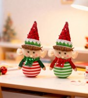 Karácsonyi manó - 21 x 14 x 7 cm - 2 féle