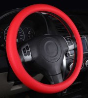 Szilikonos kormányvédő piros