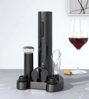 Elektromos bornyitó készlet, tároló állvánnyal