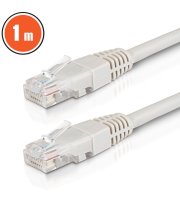 Patch kábel - UTP - CAT6 - CCA - 1 m - szürke