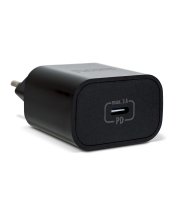 Adapter - Type-C - gyorstöltő, PD20W - fekete