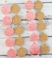 10 részes karácsonyi süti kiszúró készlet