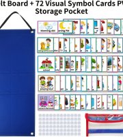 2 Az 1-ben gyermek napiterv, különböző kártyákkal