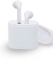i7S tws páros bluetooth headset, töltő tokkal