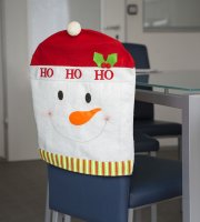 Székdekor - hóember 50 x 60 cm