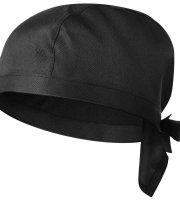 Légáteresztő Poliészter Kalóz Séf Sapka - Tökéletes Grillezéshez, Grillezéshez & Éttermi Főzéshez, Gépben Mosható - Fekete