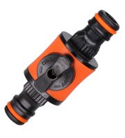 1db egyenlő kerti tömlő elzárószelep szerelvény