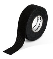 Öntapadós textil szalag - kábelkorbácsokhoz - 15 m x 19 mm x 0,3 mm - fekete