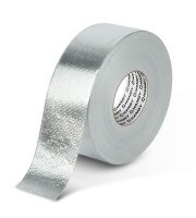 Alumínium ragasztószalag - üvegszálas - akril - 50 m x 50 mm - 150 mikron - lángálló