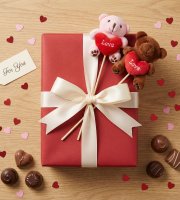 Leszúrható dekoráció - maci - 59 x 4 cm - 6 féle