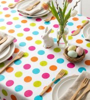 Húsvéti asztalterítő - flannel - 132 x 178 cm