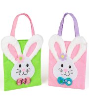 Húsvéti filc táska - nyuszi - 24 x 20 cm - 2 szín