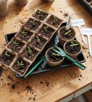 Palántanevelő készlet - 66 db-os - 35,4 x 23,7 x 6,1 cm