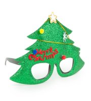 Party szemüveg - Karácsonyfa mintával