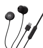 Maxell vezetékes fülhallgató - fekete - USB-C (INBAX)