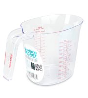 Baker's Secret mérőpohár - 1000 ml - műanyag - átlátszó