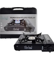 Hordozható gáz főzőlap fekete