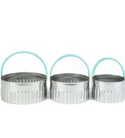 Baker's Secret sütikiszúró készlet - rozsdamentes acél - 3 db / szett