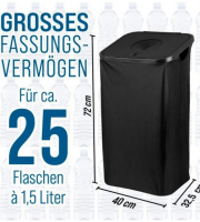EASYMAXX Visszaváltható palack gyűjtő 80L literes 2 hordtáskával