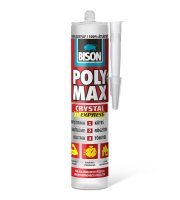 BISON Poly Max kristálytiszta tömítő, SM polymer ragasztó, 300g