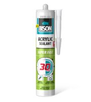 Bison 30 perces akril, fehér, 300ml