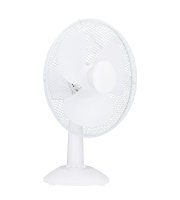 Asztali ventilátor - 23 cm - 22 W - 2 sebesség - oszcilláló - fehér - 220-240V AC