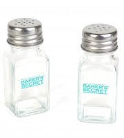 Baker's Secret só- és borsszóró szett - üveg - 10,3 cm - 2 db / szett
