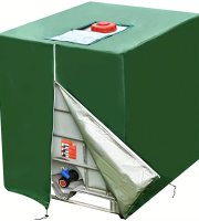 1000L Kültéri IBC Víztartály Fedél - Időjárásálló, Porálló és Hőálló Cipzárral